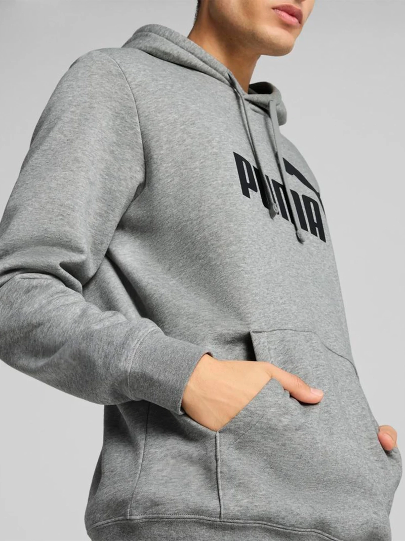 POLERÓN HOODIE HOMBRE PUMA ESSENTIALS NO.1 LOGO - 4