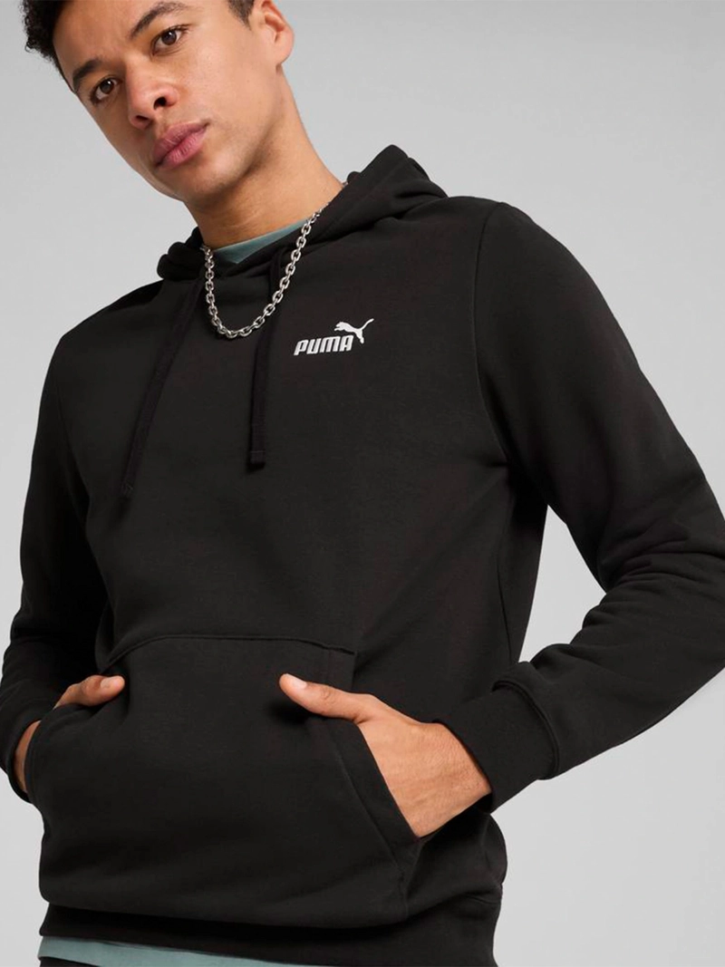 POLERÓN HOODIE HOMBRE PUMA ESSENTIALS NO.1 LOGO - 2