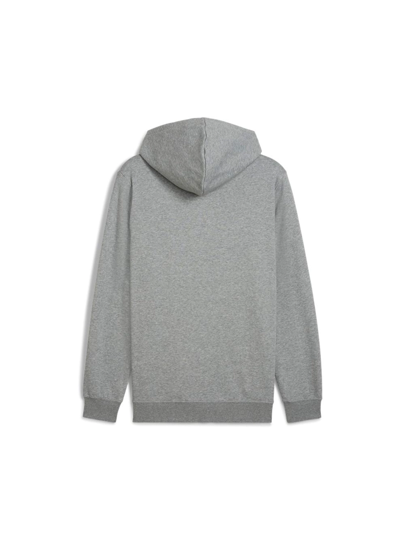 POLERÓN HOMBRE PUMA HOODIE ESSENTIALS NO.1 LOGO GRIS - 5