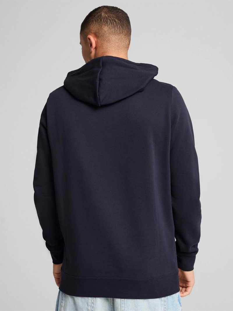 POLERÓN HOMBRE PUMA HOODIE ESSENTIALS NO.1 LOGO AZUL MARINO - 2