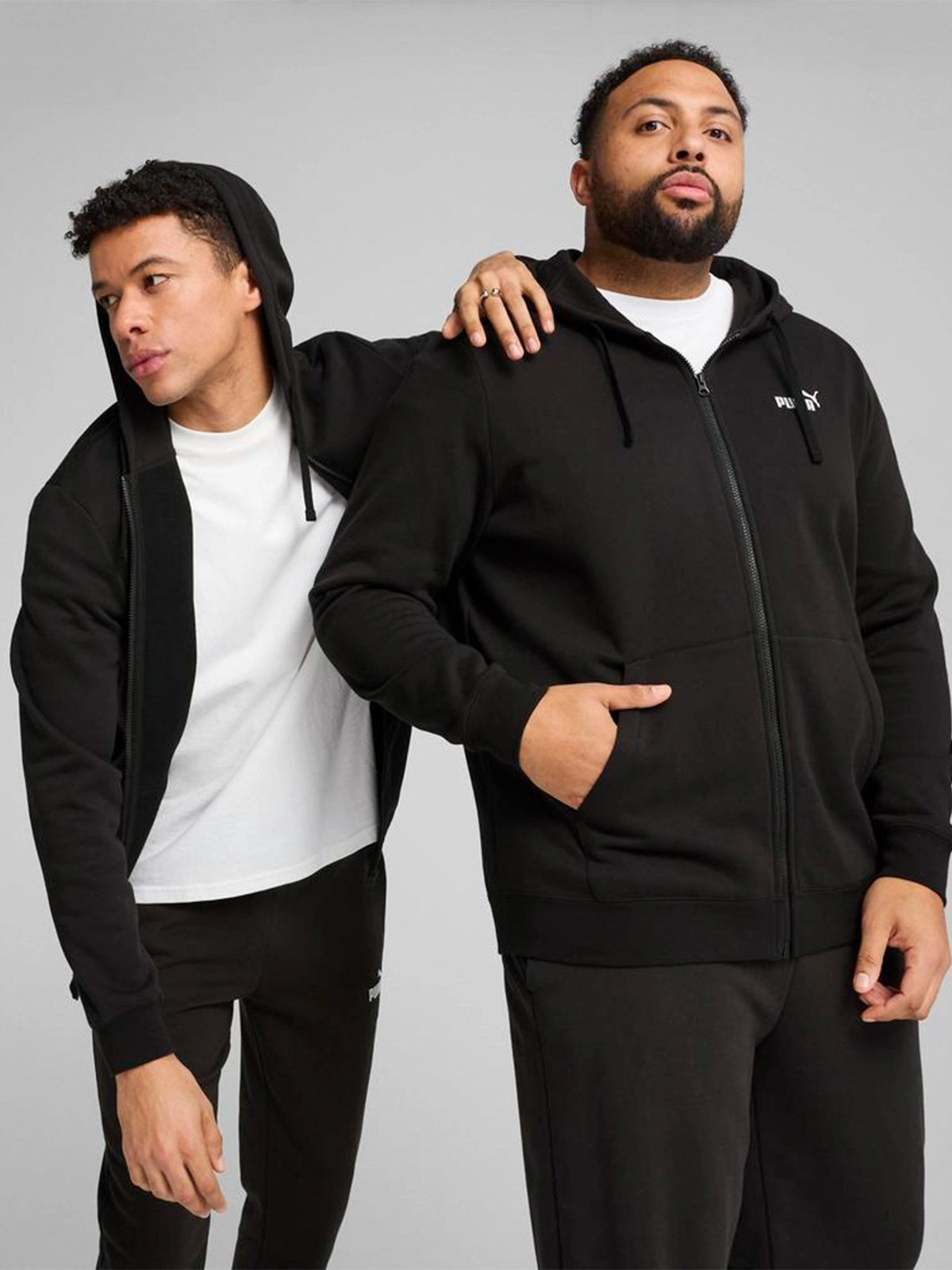CASACA DEPORTIVA CON CIERRE HOMBRE PUMA ESSENTIALS NO.1 LOGO - 1