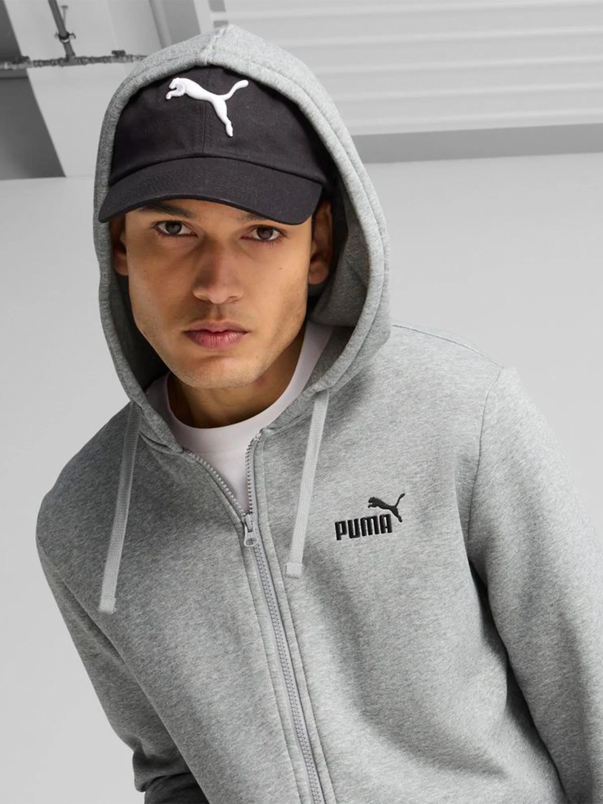 POLERÓN CON CIERRE HOMBRE PUMA ESSENTIALS NO.1 LOGO - 4