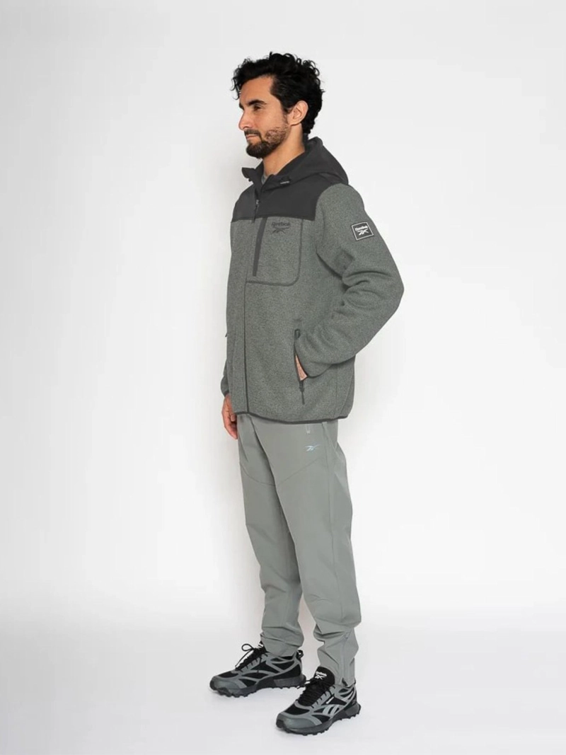 CHAQUETA HOMBRE REEBOK TEXURED FLEECE JACKET - 2