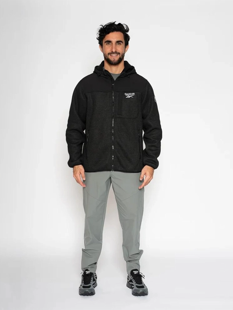 CHAQUETA HOMBRE REEBOK TEXURED FLEECE JACKET - 1