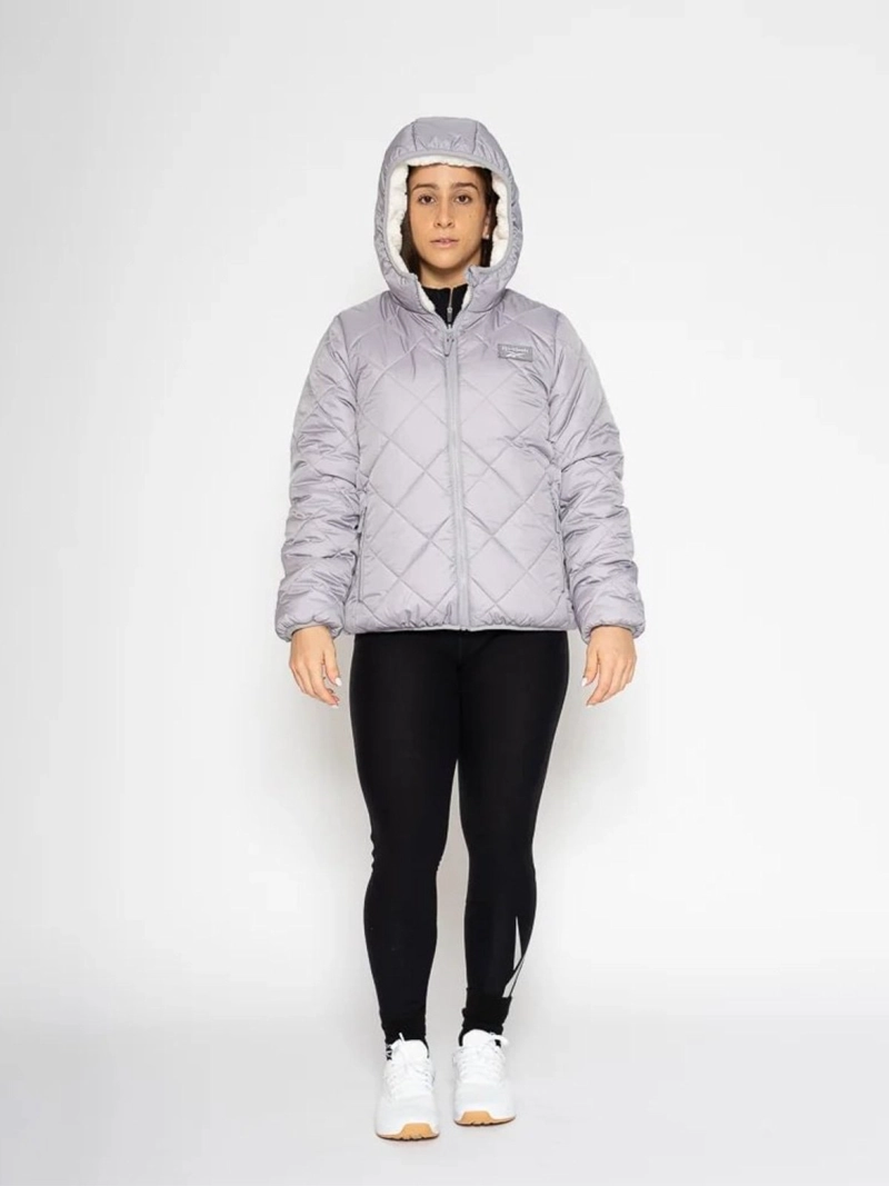 CASACA MUJER REEBOK PUFFER REVERSED TO SNOW FLEECE - 2