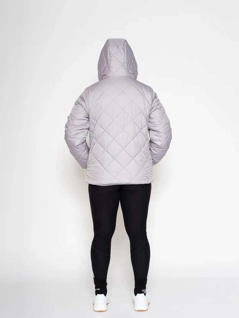 CASACA MUJER REEBOK PUFFER REVERSED TO SNOW FLEECE - 4