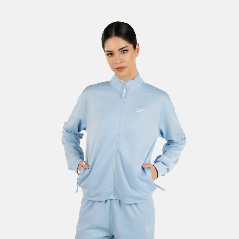 BUZO COJUNTO DEPORTIVO MUJER REEBOK TRICOT TRACKSUIT CELESTE - 2