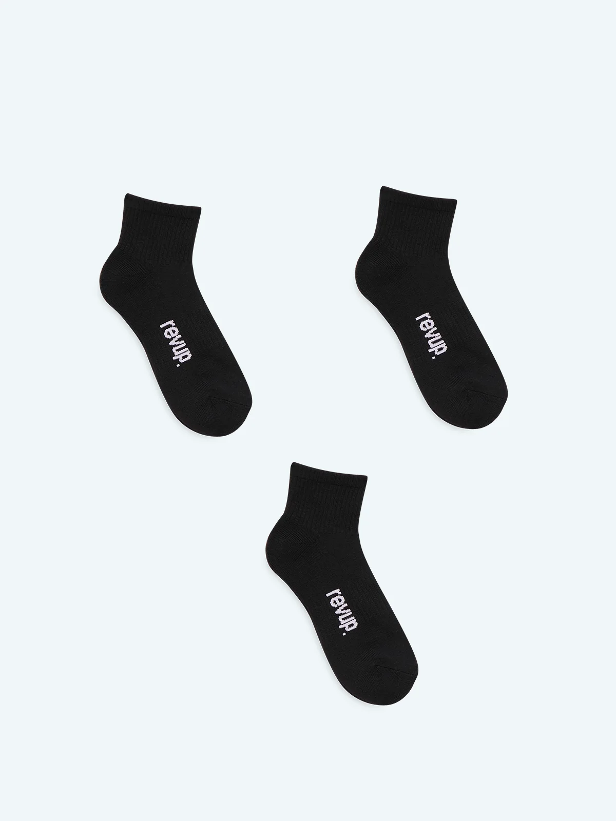 PACK X3 CALCETINES MUJER REVUP QUARTER - 1