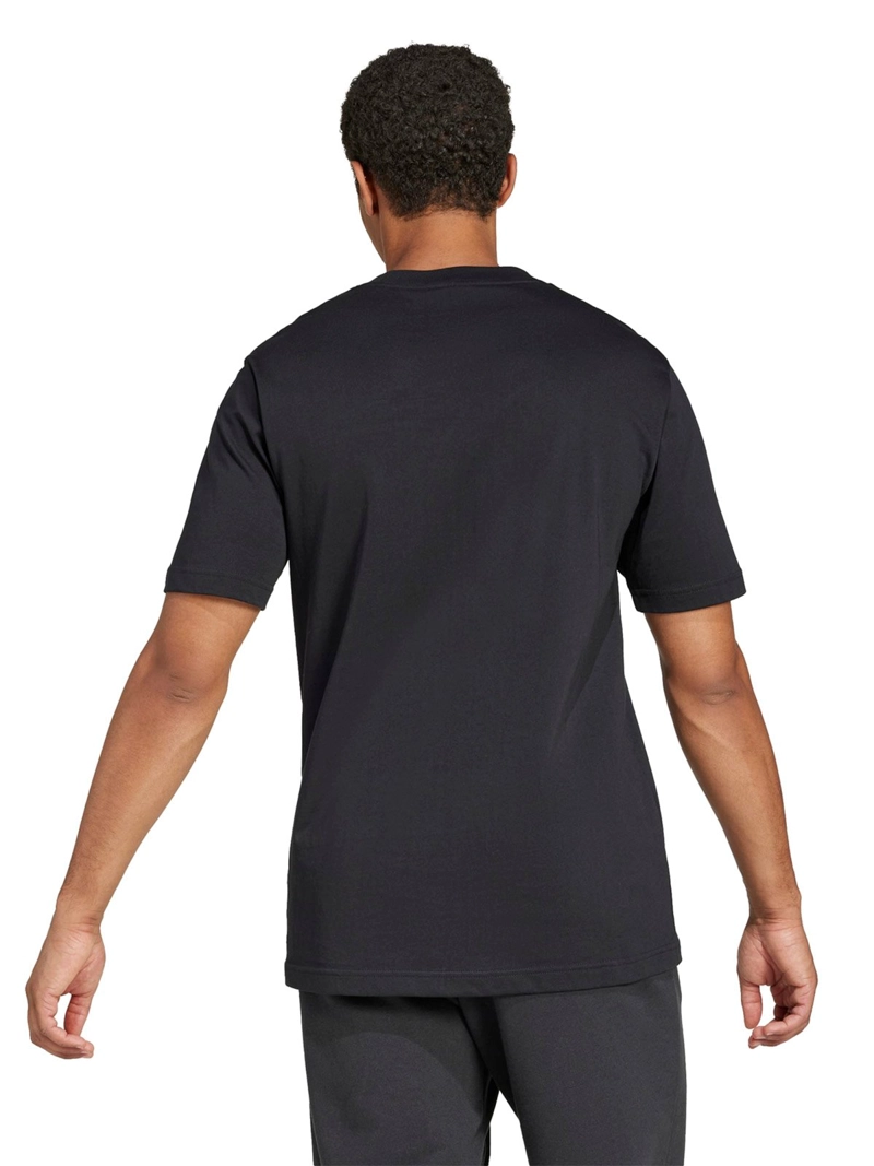 POLO  MUJER ADIDAS ESSENTIALS LOGO GRANDE ALGODÓN NEGRO - 2