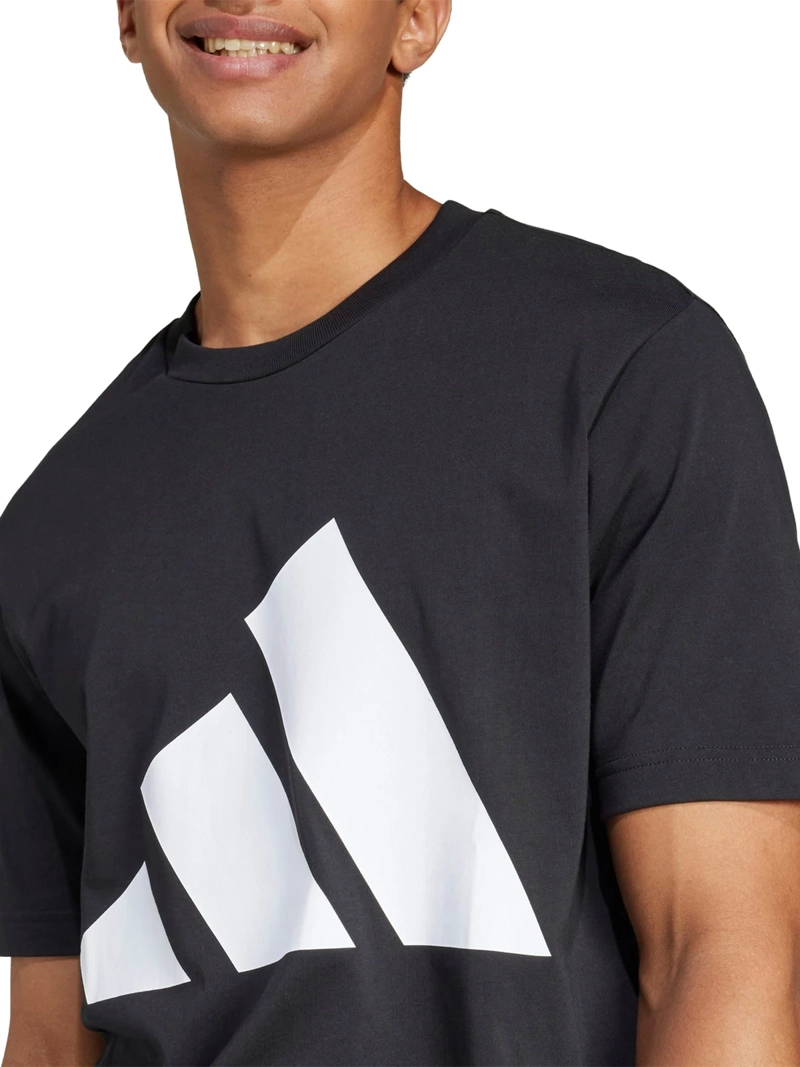 POLO  MUJER ADIDAS ESSENTIALS LOGO GRANDE ALGODÓN NEGRO - 3