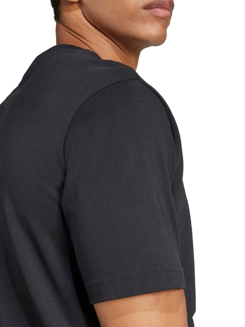 POLO  MUJER ADIDAS ESSENTIALS LOGO GRANDE ALGODÓN NEGRO - 4