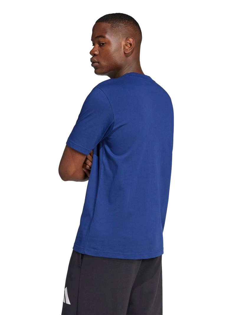 POLO  MUJER ADIDAS ESSENTIALS LOGO GRANDE ALGODÓN AZUL - 2