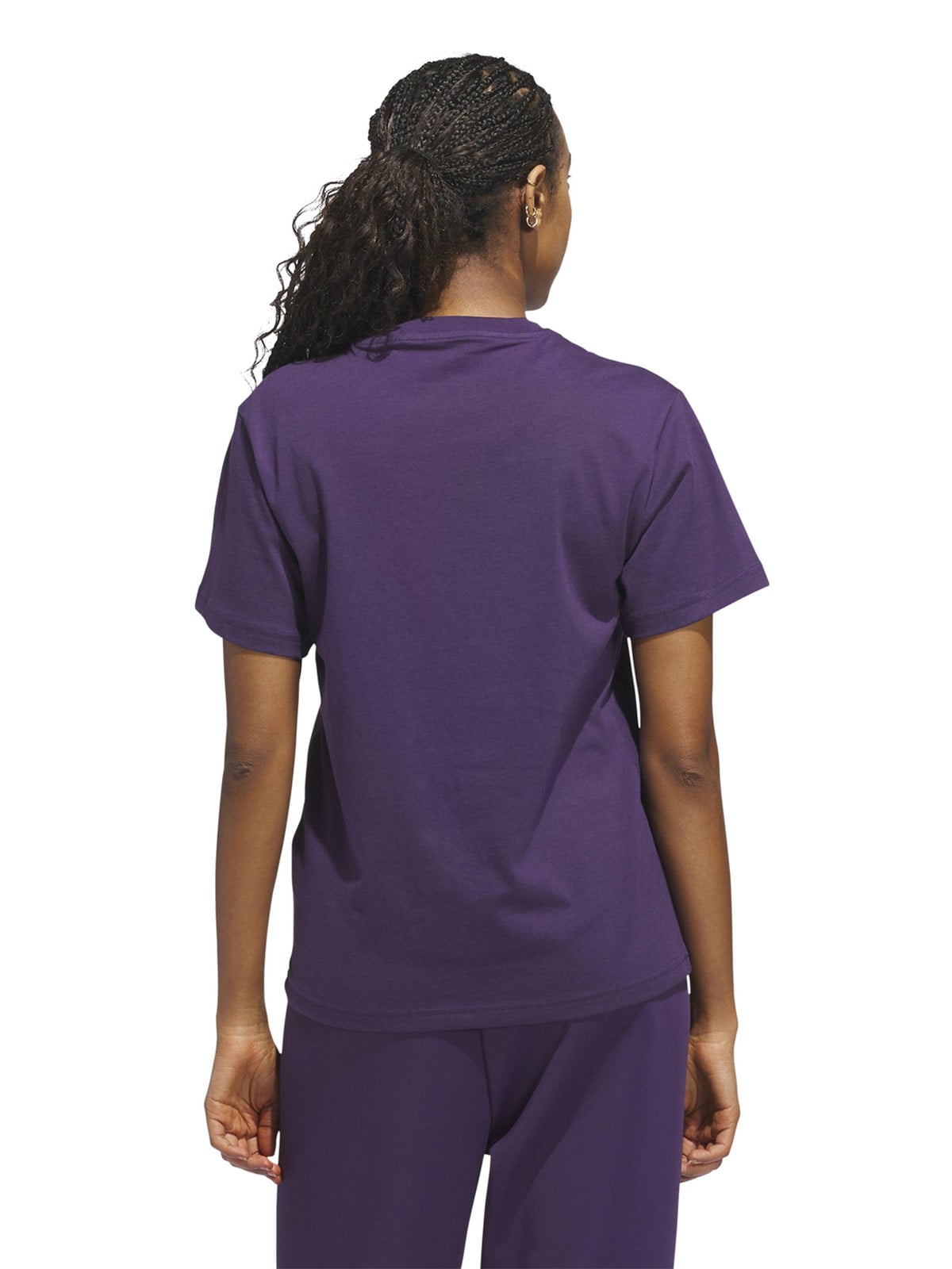 POLO MUJER ADIDAS GRAPHICS COE ALGODÓN MORADO - 2