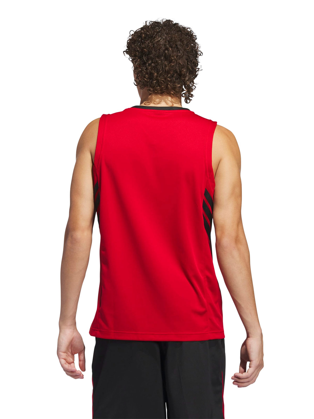 POLO BÁSQUET MUJER ADIDAS GFX ROJO - 2