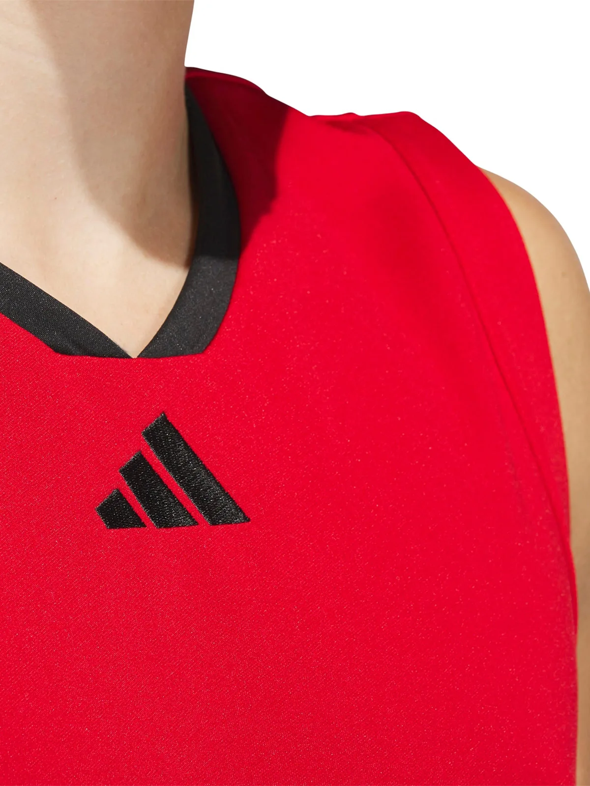 POLO BÁSQUET MUJER ADIDAS GFX ROJO - 3
