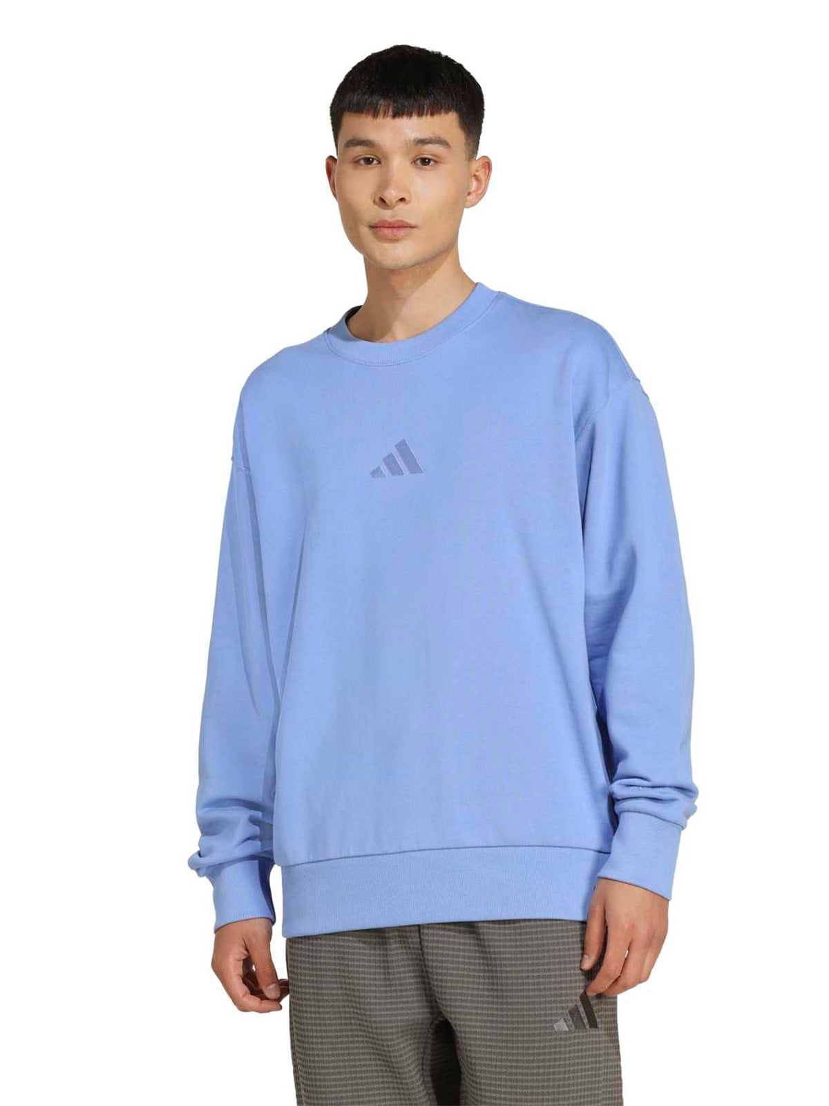 POLO TRAINING HOMBRE ADIDAS ESSENTIALS ALGODÓN AZUL - 1