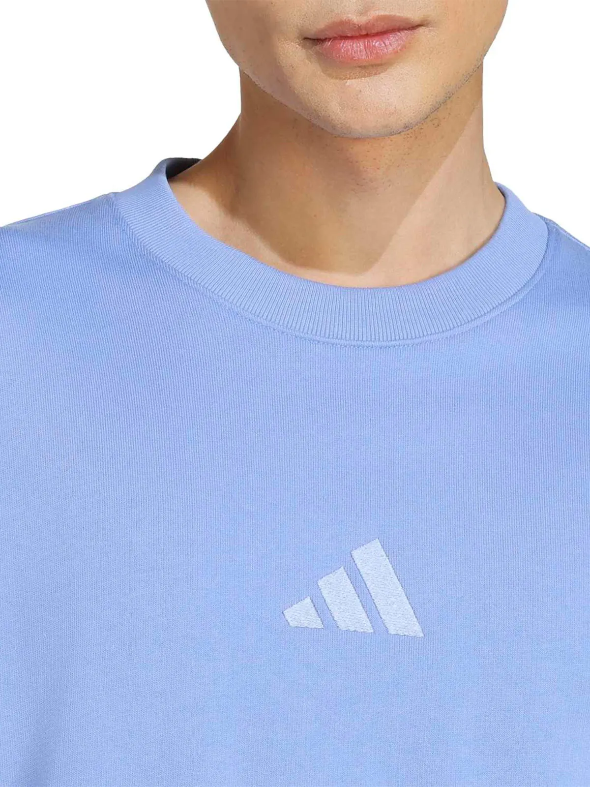 POLO TRAINING HOMBRE ADIDAS ESSENTIALS ALGODÓN AZUL - 3