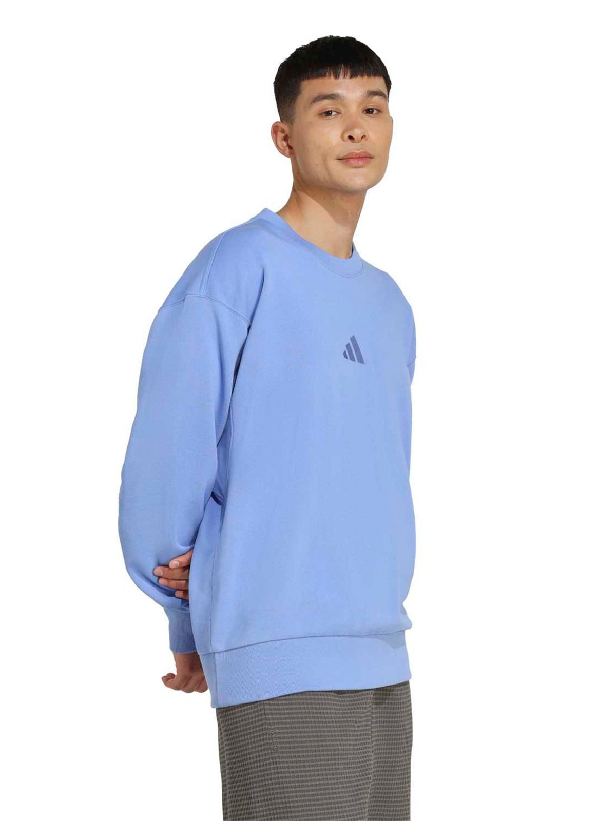 POLO TRAINING HOMBRE ADIDAS ESSENTIALS ALGODÓN AZUL - 4
