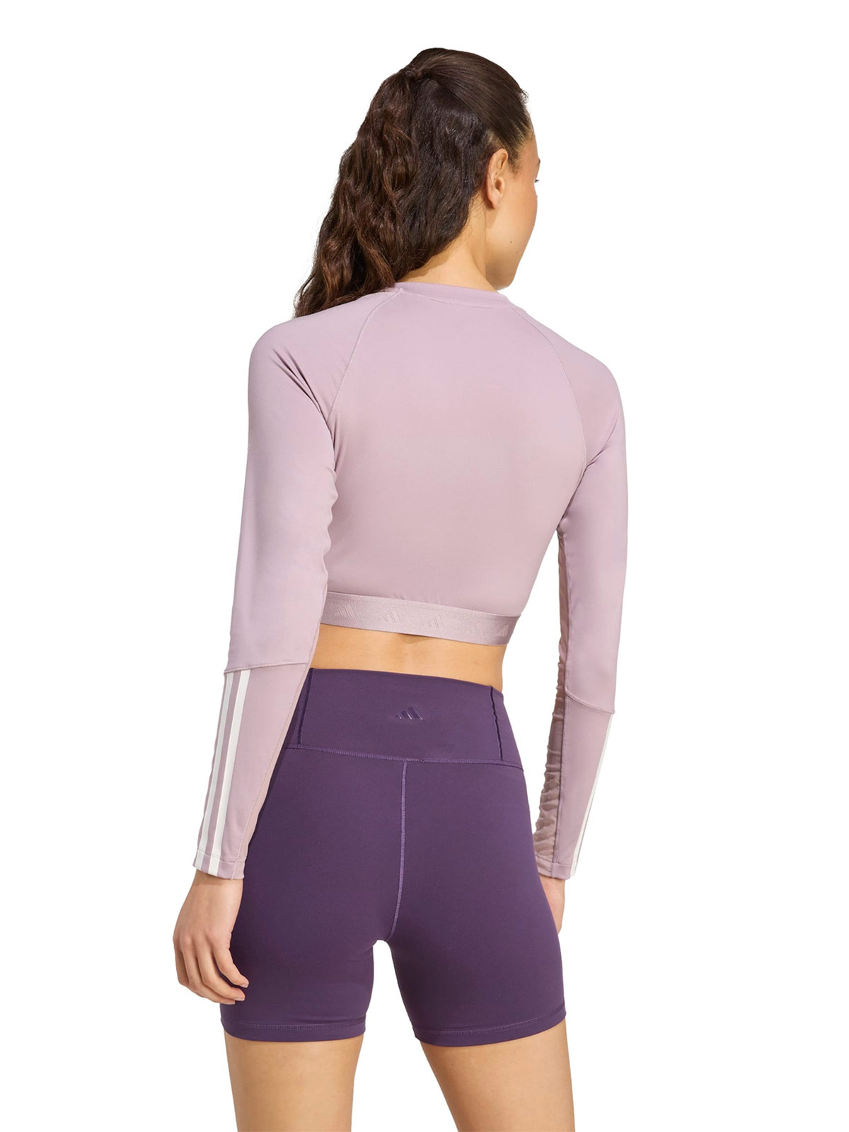 POLO TRAINING MUJER ADIDAS ESSENTIALS MORADO - 2