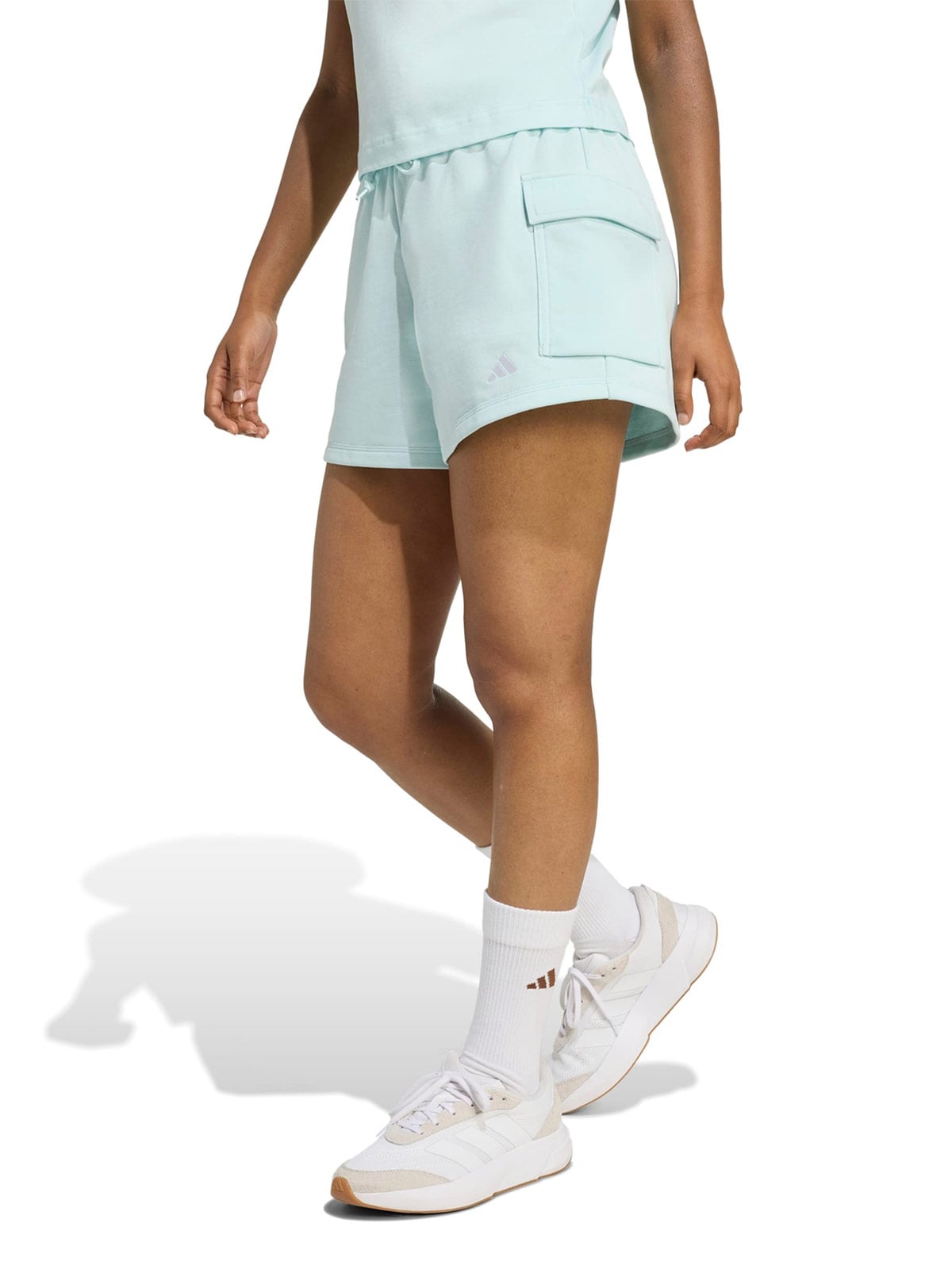 SHORTS TRAINING MUJER ADIDAS ESSENTIALS VERDE - 1