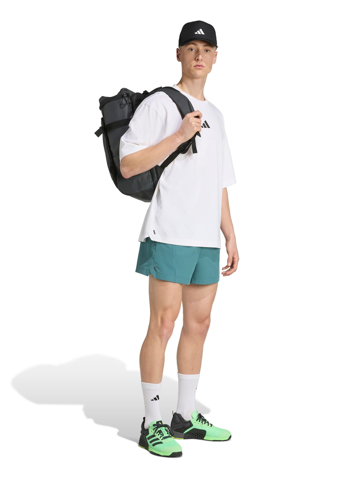 POLO TRAINING HOMBRE ADIDAS GRAPHICS COE ALGODÓN BLANCO - 5