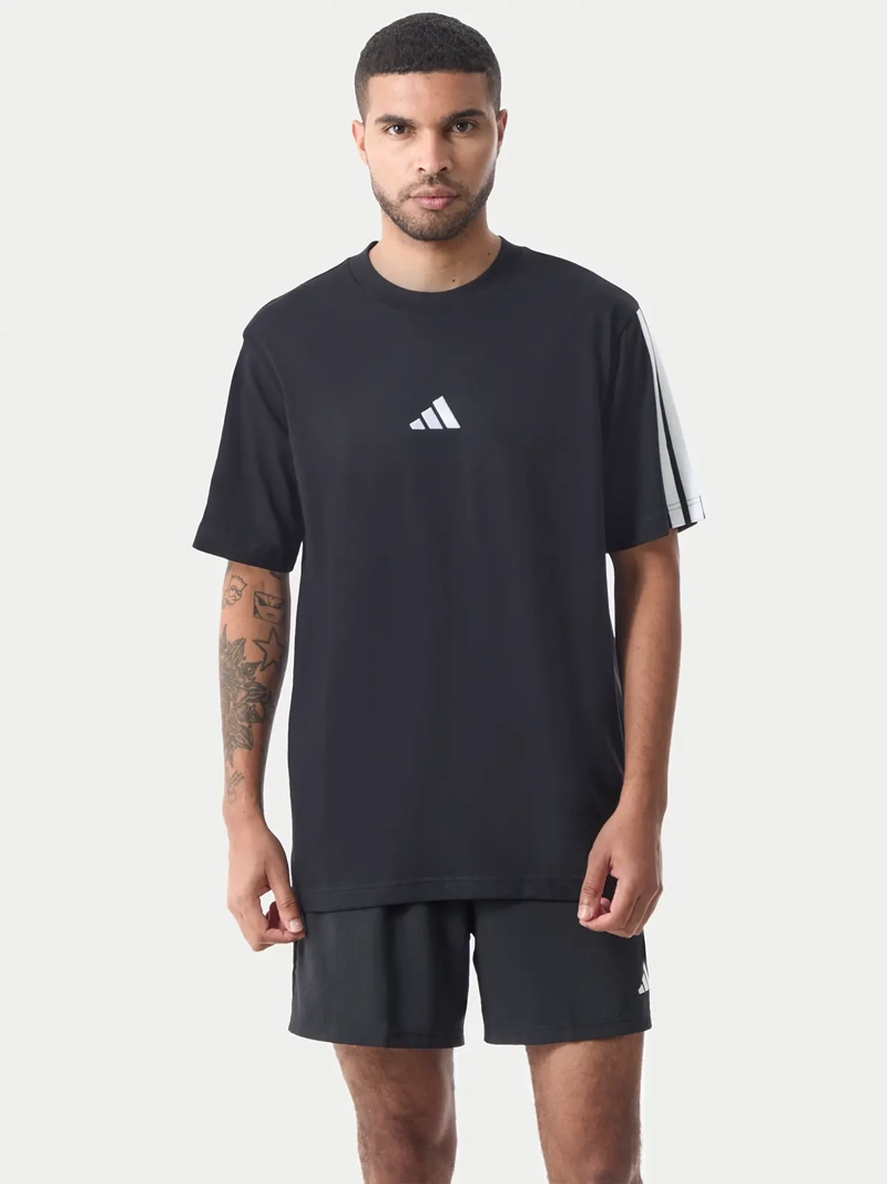 POLO DEPORTIVO HOMBRE ADIDAS ESSENTIALS ALGODÓN NEGRO - 1