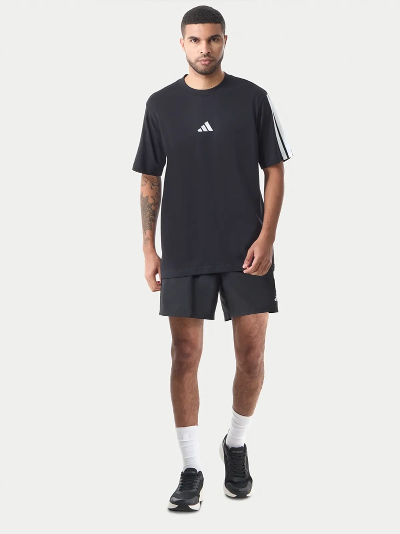 POLO DEPORTIVO HOMBRE ADIDAS ESSENTIALS ALGODÓN NEGRO - 5