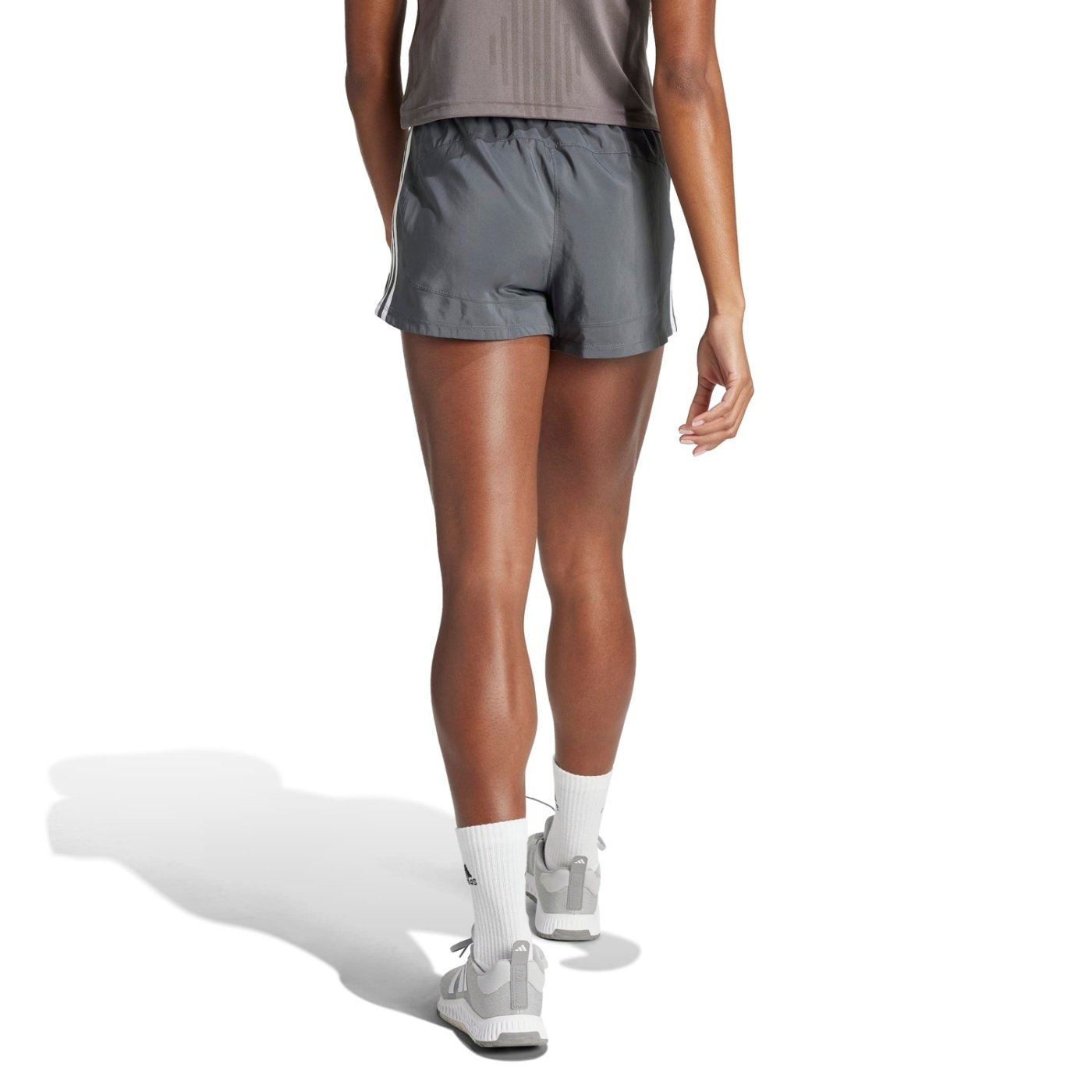 SHORT MUJER ADIDAS TRAINING 3 TIRAS WOVEN TIRO ALTO - 3