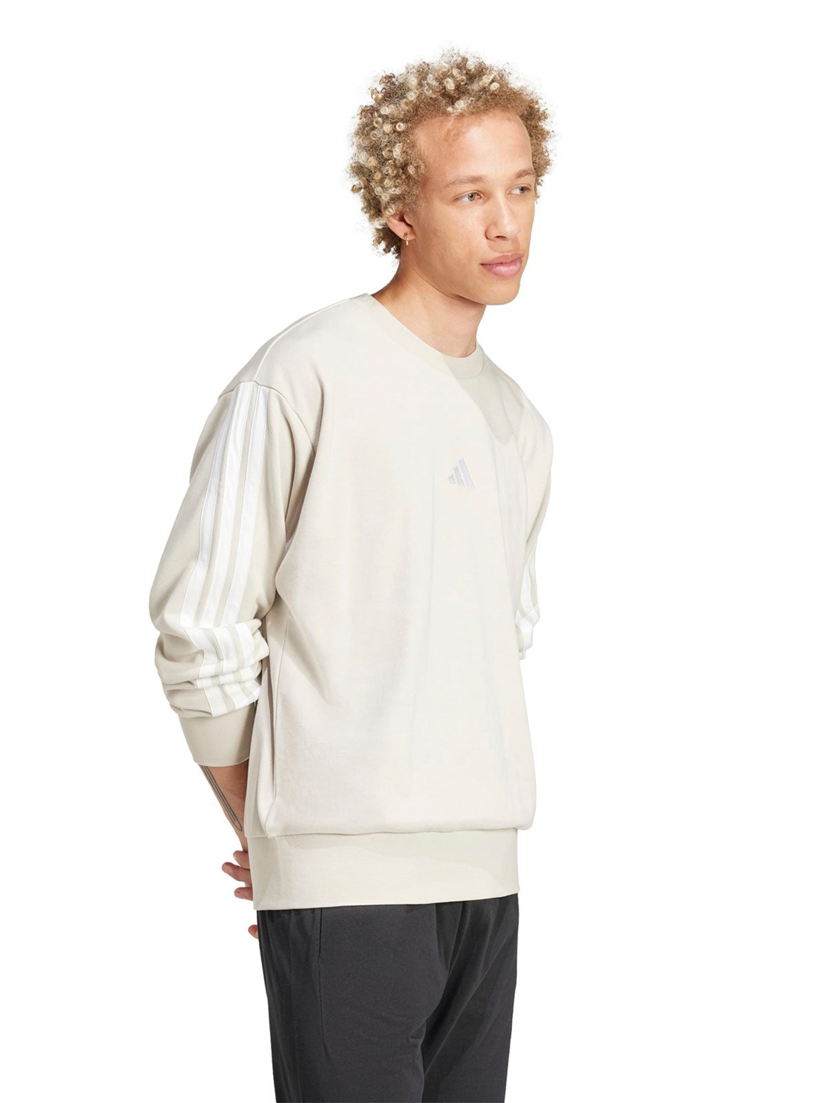 POLERA ESSENTIALS 3 TIRAS HOMBRE ADIDAS TRAINING ALGODÓN - 2