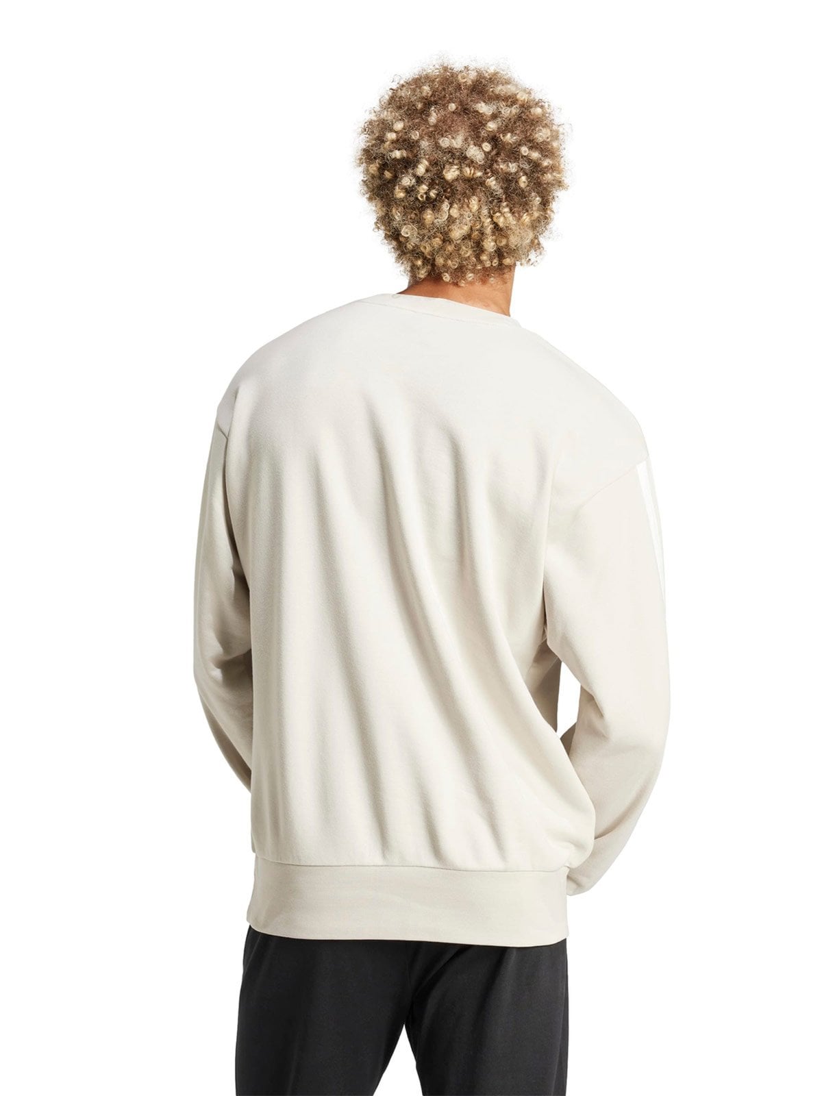 POLERA ESSENTIALS 3 TIRAS HOMBRE ADIDAS TRAINING ALGODÓN - 3