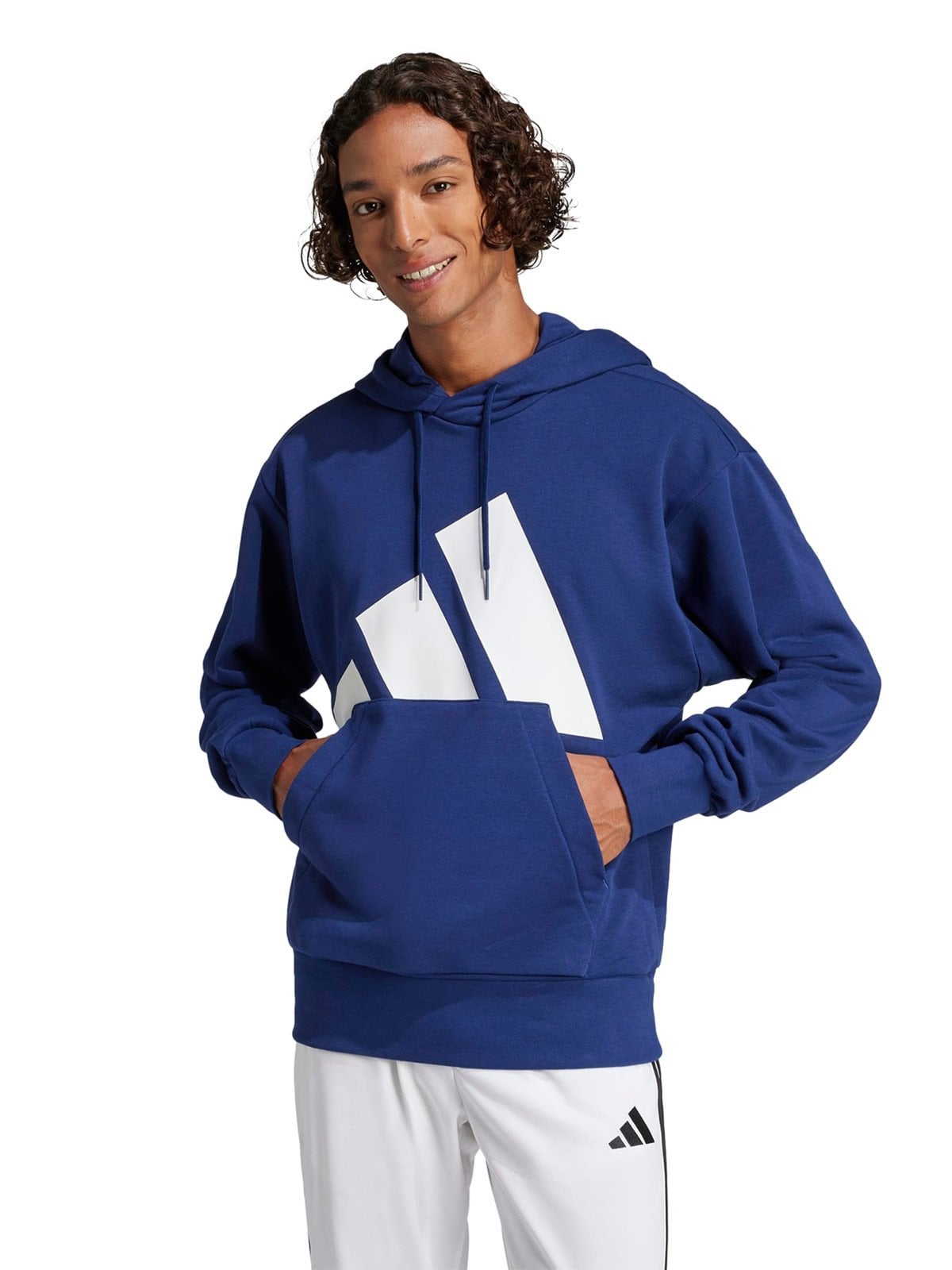 BUZO CON CAPUCHA ESSENTIALS HOMBRE ADIDAS TRAINING ALGODÓN - 1