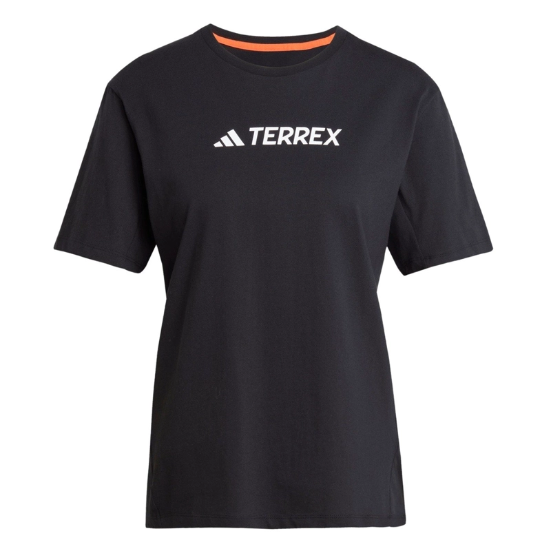 POLERA TERREX CLASSIC LOGO MUJER ADIDAS SENDERISMO ALGODÓN - 1