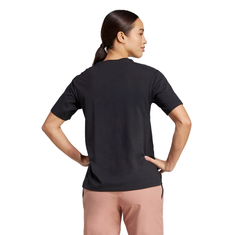 POLERA TERREX CLASSIC LOGO MUJER ADIDAS SENDERISMO ALGODÓN - 2