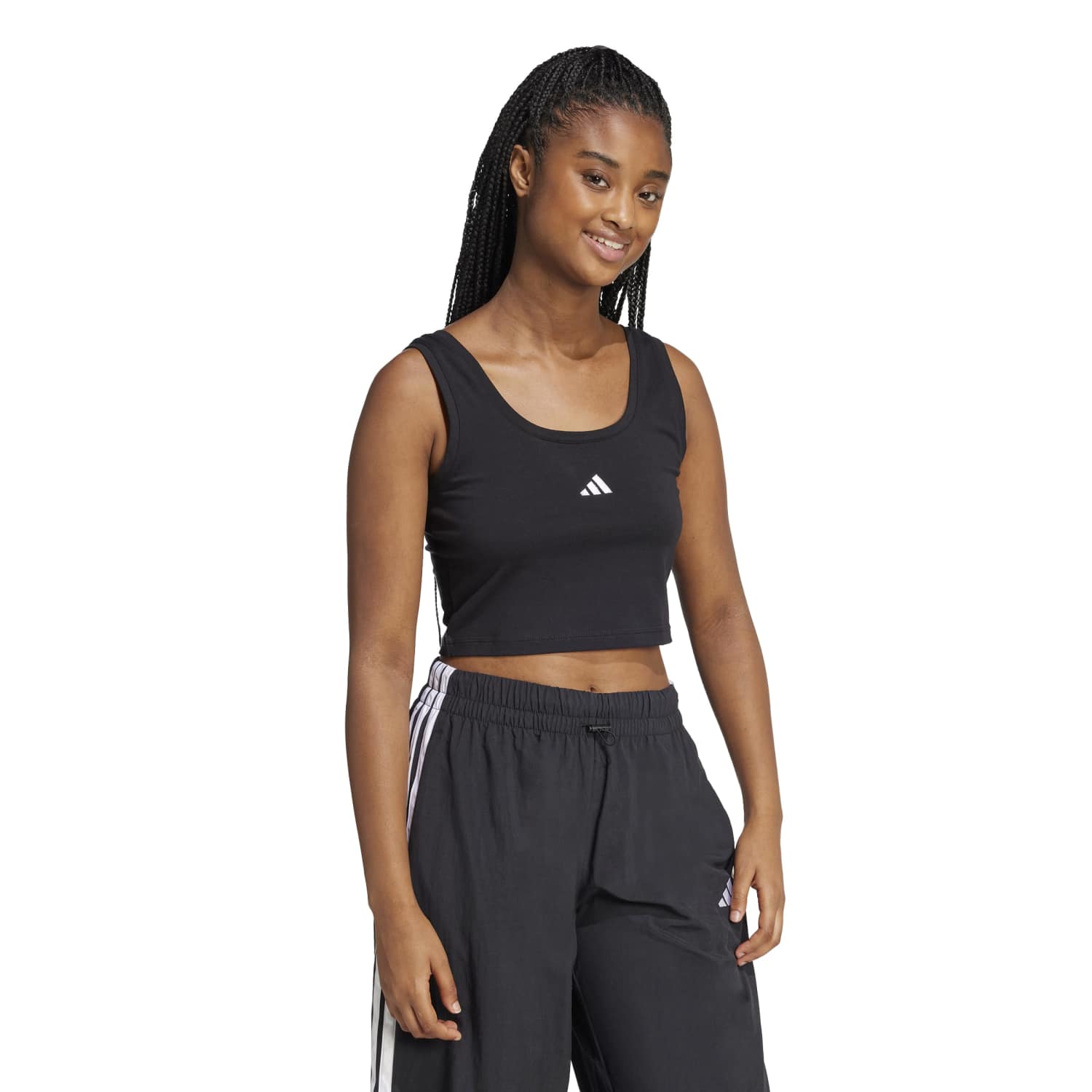 POLERA DEPORTIVA URBANO MUJER ADIDAS SMALL LOGO - 3