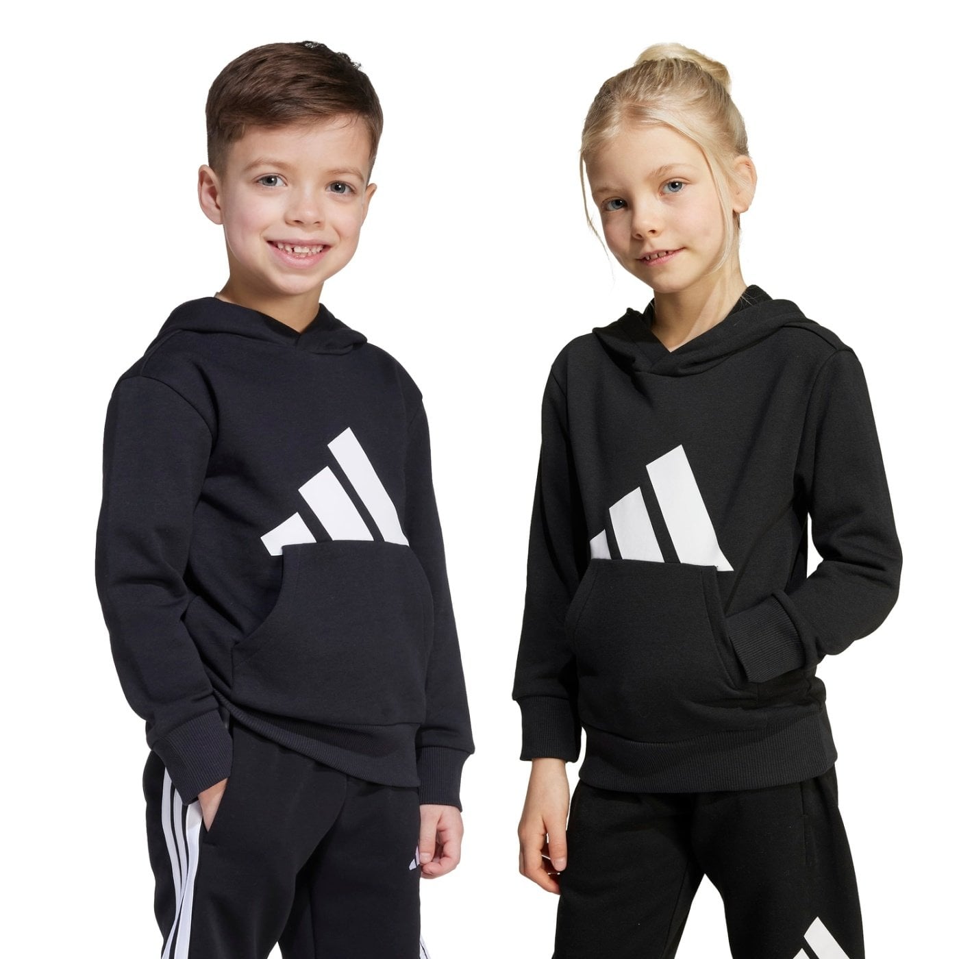 POLERA DEPORTIVA ALGODÓN NIÑO ADIDAS ESSENTIALS TRAINING CAPUCHA - 1