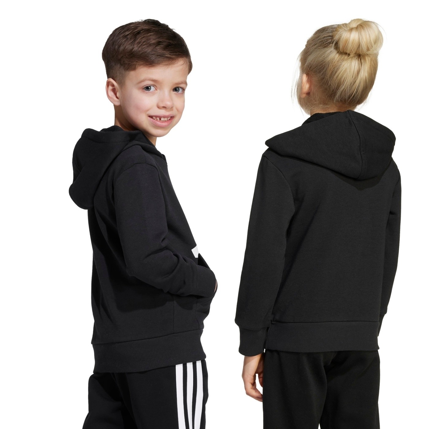 POLERA DEPORTIVA ALGODÓN NIÑO ADIDAS ESSENTIALS TRAINING CAPUCHA - 6