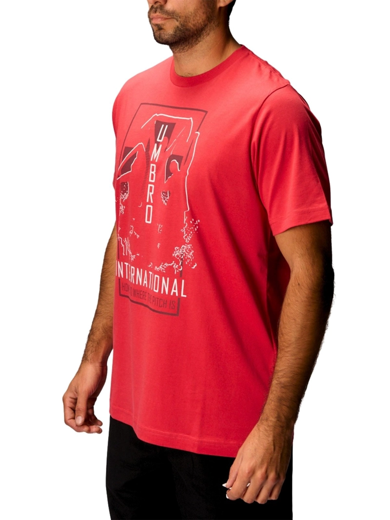 POLO FÚTBOL HOMBRE UMBRO ESTAMPADO DR24016-KYJ ALGODÓN - 2