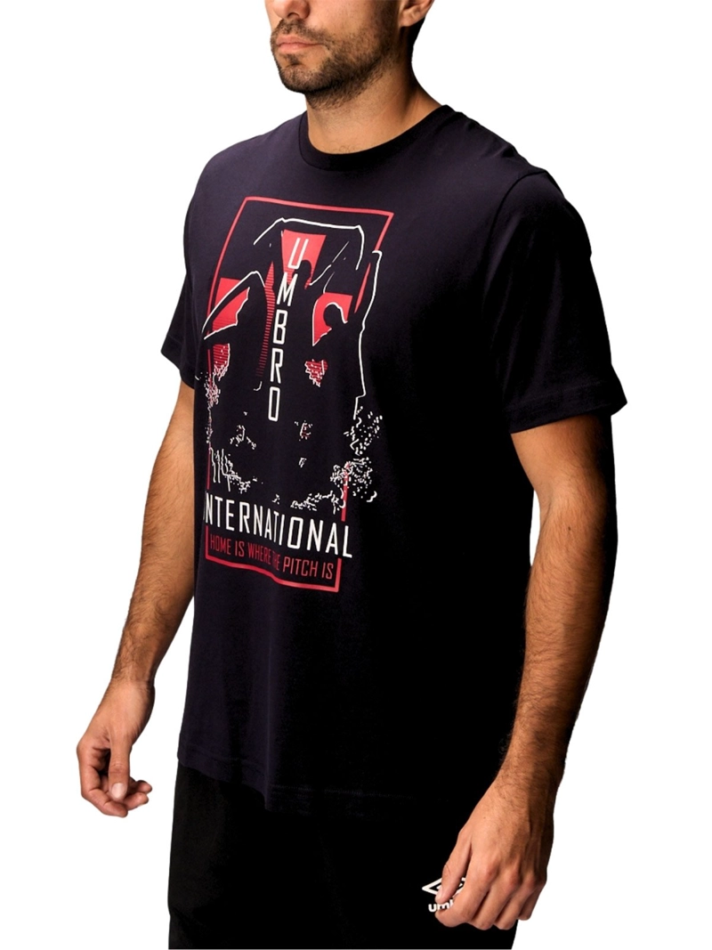 POLO FÚTBOL HOMBRE UMBRO ESTAMPADO DR24016-Y70 ALGODÓN - 2