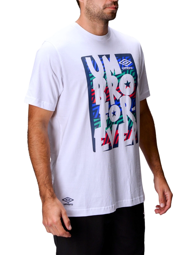 POLO FÚTBOL HOMBRE UMBRO ESTAMPADO DR24017-002 ALGODÓN - 2