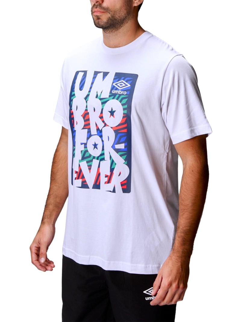POLO FÚTBOL HOMBRE UMBRO ESTAMPADO DR24017-002 ALGODÓN - 3