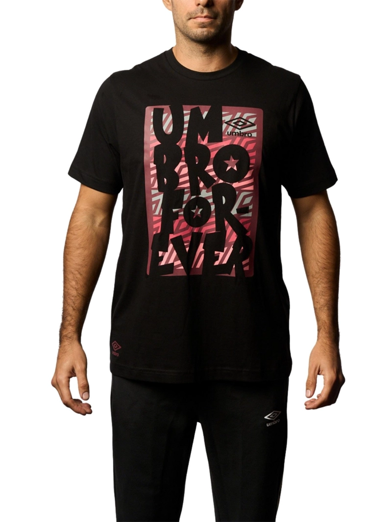 POLO FÚTBOL HOMBRE UMBRO ESTAMPADO DR24017-060 ALGODÓN - 1