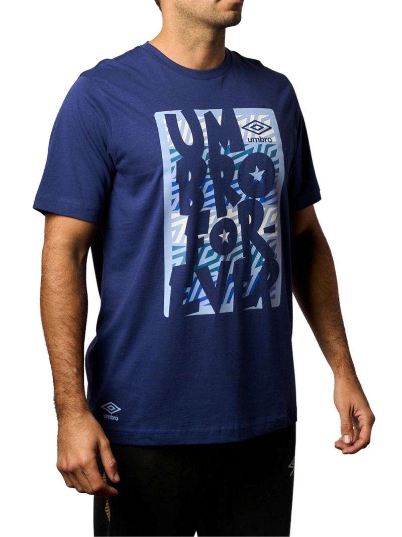 POLO FÚTBOL HOMBRE UMBRO ESTAMPADO DR24017-BM3 ALGODÓN - 2