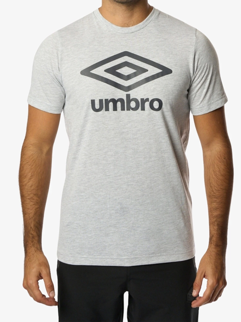 POLO FÚTBOL HOMBRE UMBRO ESTAMPADO DR24020-ASH ALGODÓN - 1