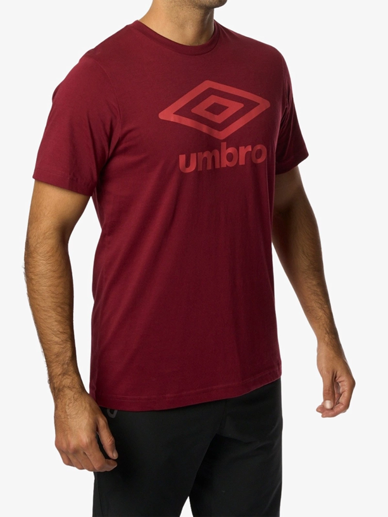 POLO FÚTBOL HOMBRE UMBRO ESTAMPADO DR24020-LBE ALGODÓN - 3