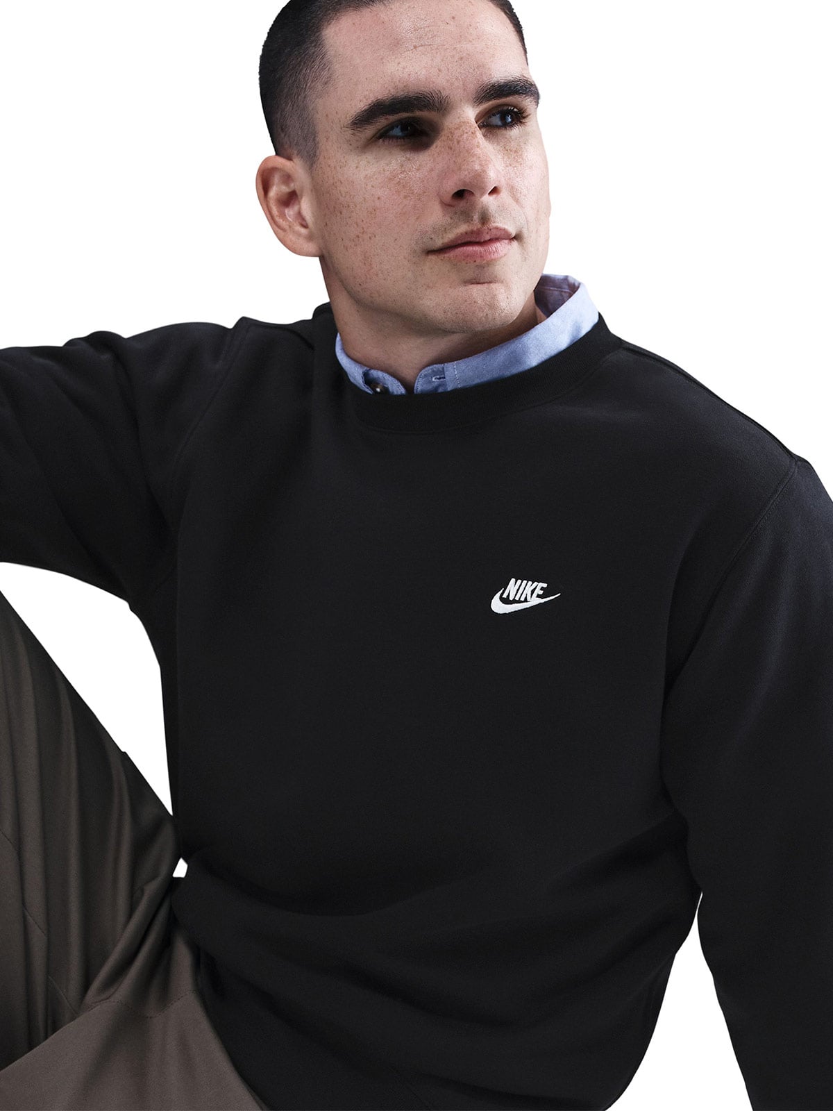 POLERA DEPORTIVA HOMBRE NIKE NEGRO - 4