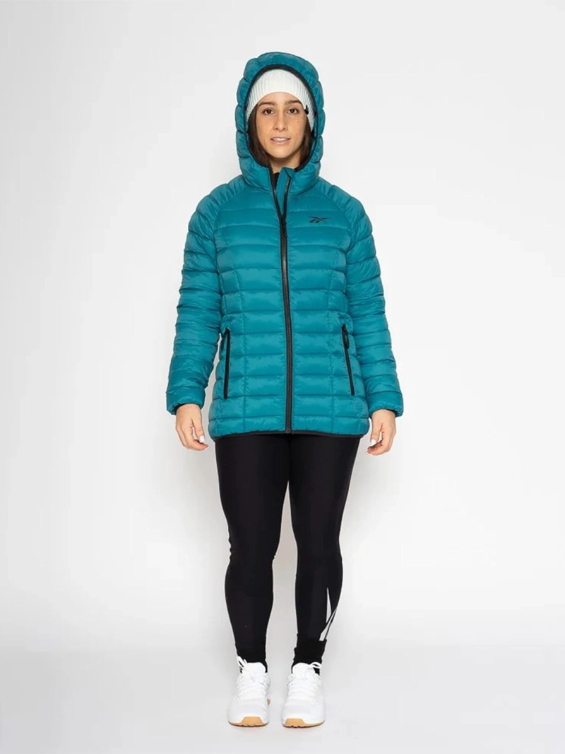 CASACA MUJER REEBOK GLACIER SHIELD VERDE - 2