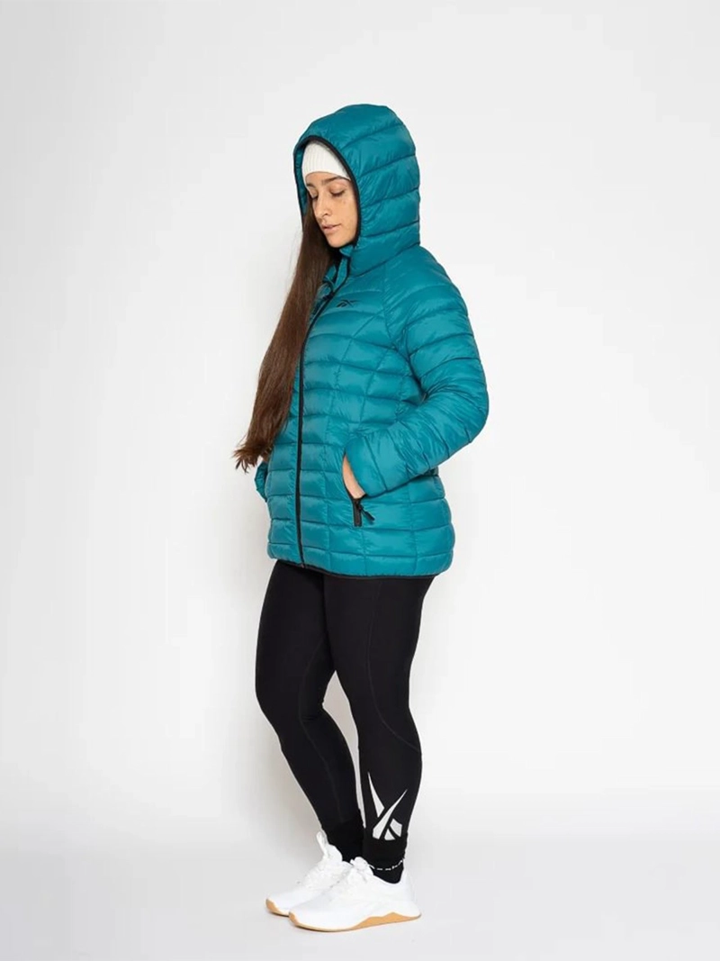 CASACA MUJER REEBOK GLACIER SHIELD VERDE - 3