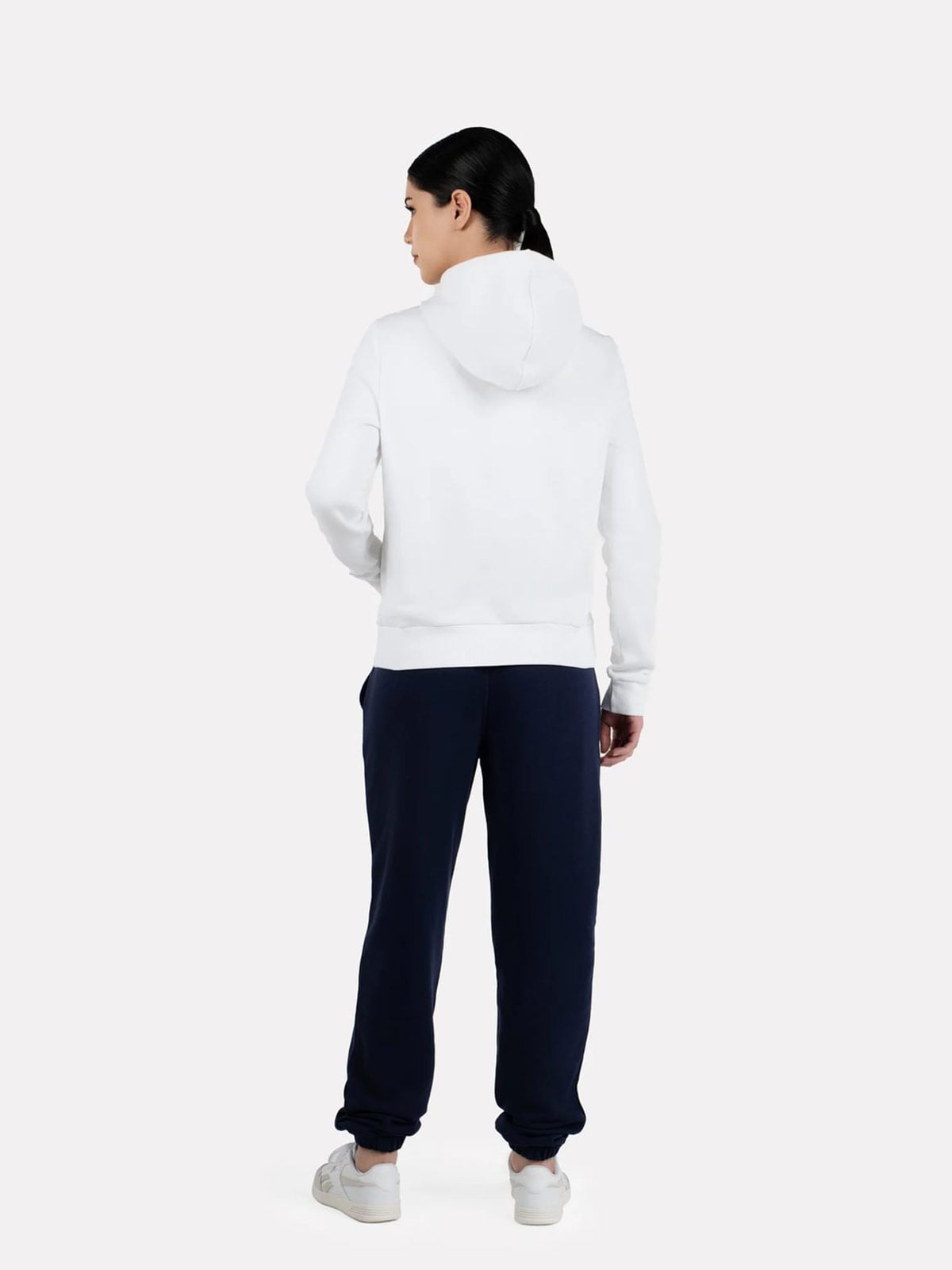 CASCA MUJER REEBOK IDENTITY BIG LOGO FLEECE HOODIE ALGODÓN BLANCO - 5