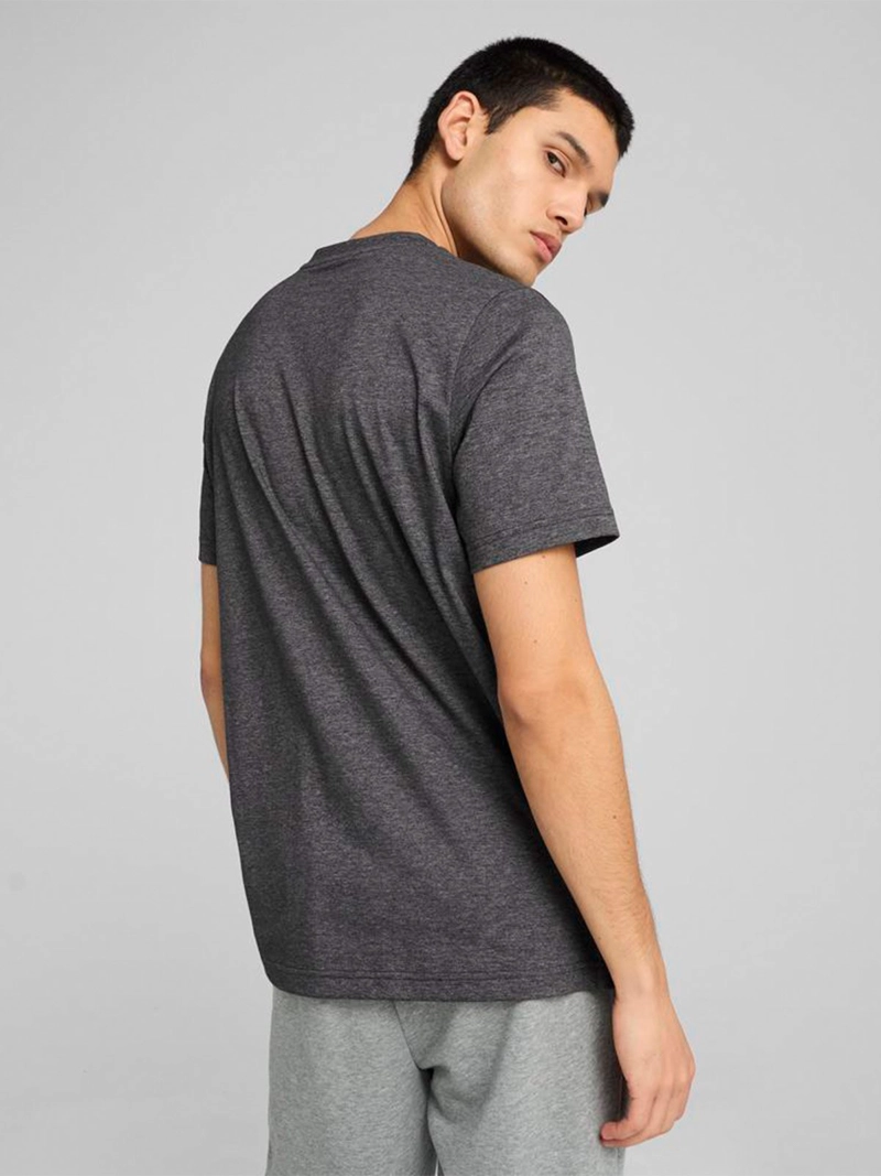 POLO MANGA CORTA HOMBRE PUMA ESS NO. 1 LOGO HEATHER - 3