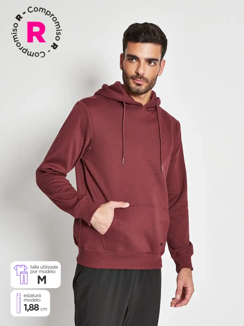 POLERA DEPORTIVA HOMBRE REVUP CANGURO - 1
